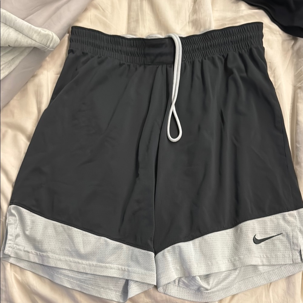 Nike Black and Gray Sports Shorts